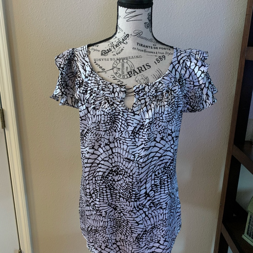 Satiny blouse